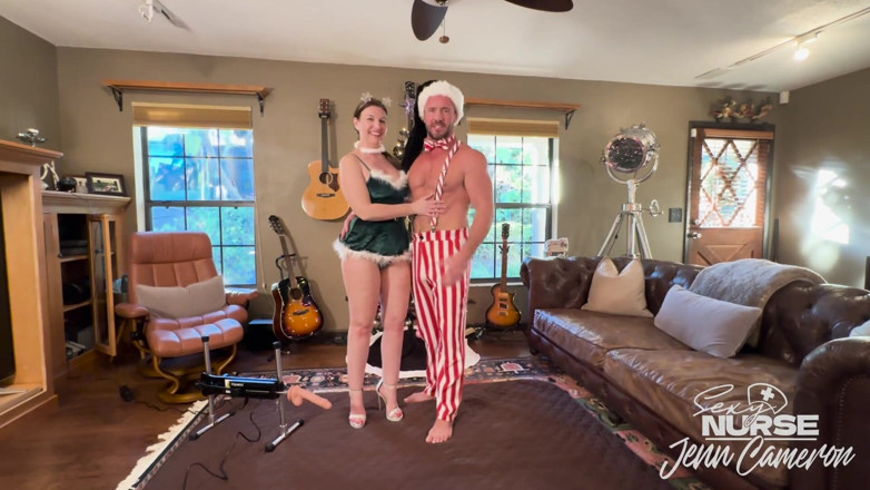 Sexy Nurse Jenn: Toy Training Under the Tree