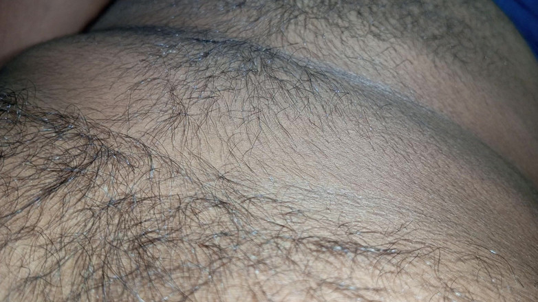 Sweet Indian cock: Minha mastertação de pau preto grande e indiano com lambida