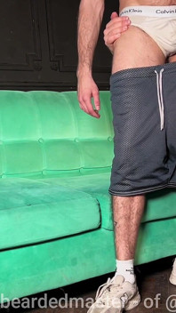 Puppy Play Uncle-nephew Sniffing a Sweaty Cock, Stinky Armpits, and Cum-covered Socks