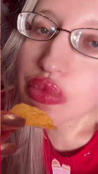 Asmr Chips Potato Eating Listen in Headphones