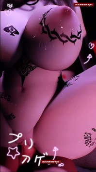 Dewi neural bertetek besar dalam bentuk tebal - hentai animasi 3D