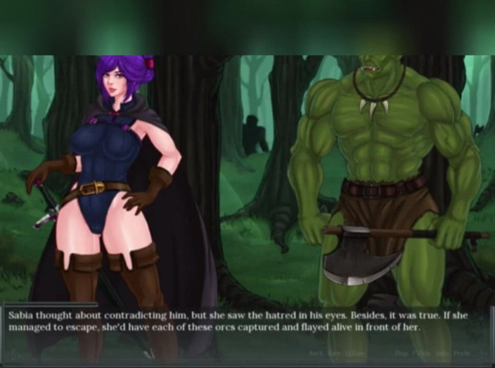 3DXXXTEEN2 Cartoon: Sabia Ork kampına götürülür. 3 boyutlu porno, çizgi film seksi