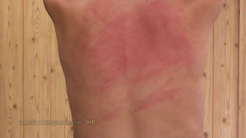 Spanking Server: Anastasia punishing bare back whip