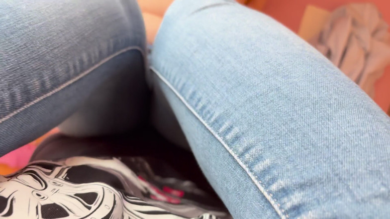 Spacenintenda: Hard Dry Hump in Tight Jeans Tutor Cum in Boxer