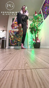 6'7 Giantess Crushes the Ground in Sandals Intense Slow-mo Stomps POV