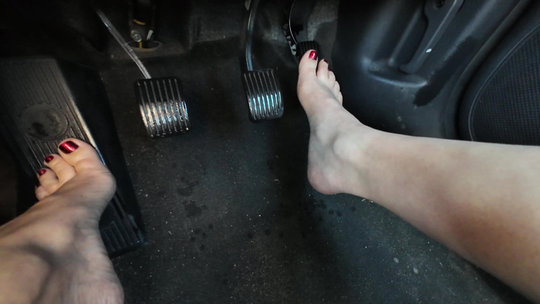 Kinky Lyrical: Oiled Feet Barefoot Drive by Kinkylyrical