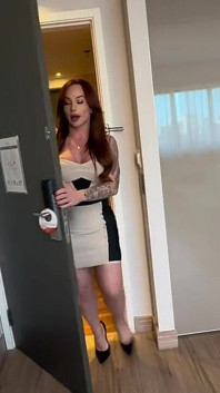 The TS Fucked Deco Tlover's Mouth and Ass Mercilessly. He Had Double Penetration