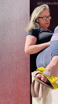 Shoeplay and Dangling From Empressbellasadica in Public