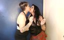 Abby Anna: Lesbian Smoking Wet Sexy Kissing