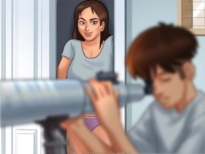 Miss Kitty 2K: Summertime Saga - 쿠키 항아리 - 모든 섹스 장면만 - Johnson 부인 #3 62