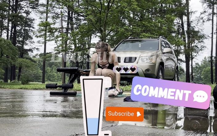 EvaSummers: Eva Summers 2025 Juni Knäböj | Squats &amp; Thrusters | Nedgång bänk sit-ups träning