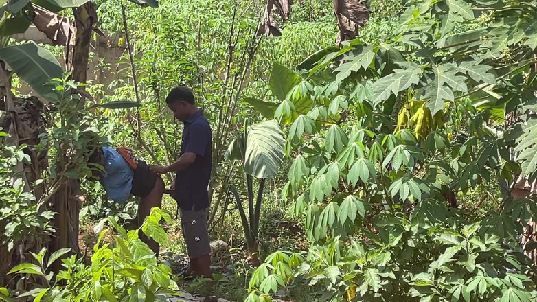 Amateur Teen Studio: Jadilah cepat sehingga tidak ada yang akan menangkap kami (di belakang...