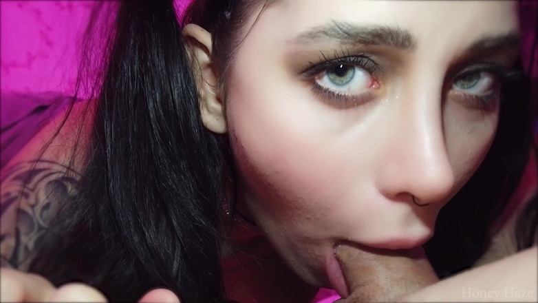 Honey Haze: Pompino fatto in casa di una teen di 18 anni. Honey...