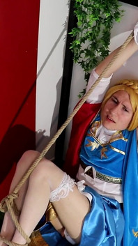 Femboy Zelda captured by Ganondorf