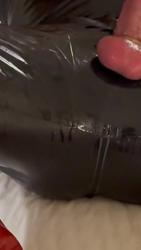 Huge Squirting and Sperm Shooting Wearing Rubber Gear
