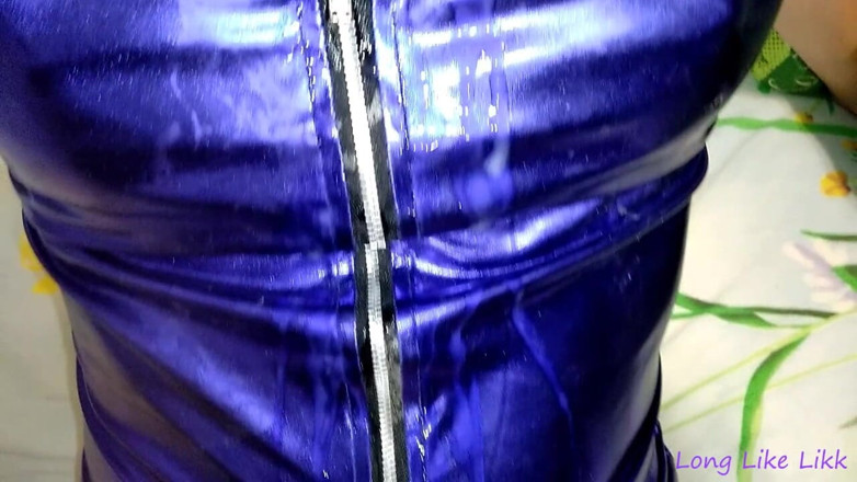LongLikeLikk: Cum Blue Dress