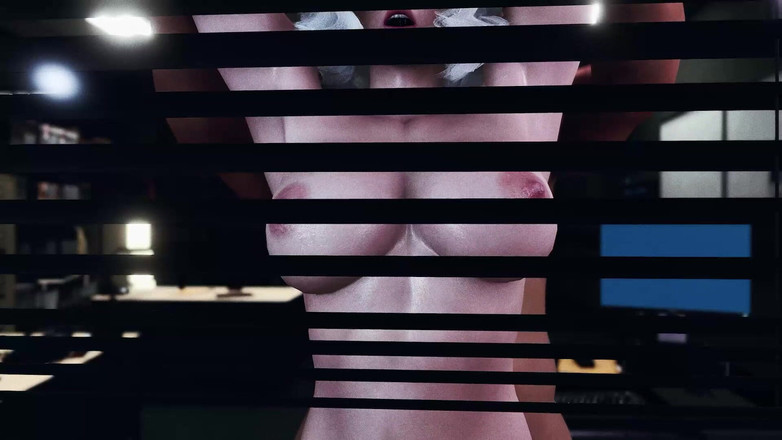 3D hot hentai: Hard nachtelijk werk op kantoor