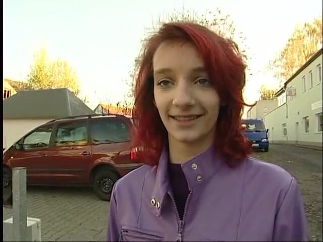 Dirty Teeny: Redhead teen with small tits gives an amazing blowjob at...