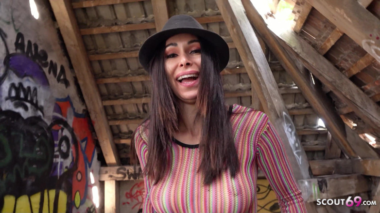 Full porn collection: Rough Risky Outdoor Amateur Anal Sex with Sexy Bitch Jessy...