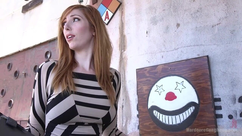 Hardcore Gangbang by Kink: All Natural Redhead Lauren Phillips Dominated: Double Anal Gang Bang!