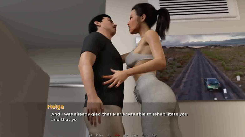 EroticKrisso: Bergerak turun - mengisap kontolnya