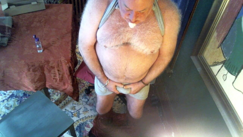 beardaddychub: Beardaddychub Jerks in Socks and Jock