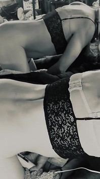 Sissy White Boy Learning to Take Two Big Black Cocks.