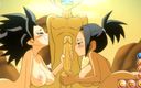LoveSkySan69: Kame Paradise 3 multiver seks - deel 1 - Kaulifa en Kale trio door...