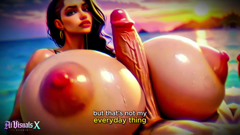 AI Visuals X: (4k) ai 3d animasyonlu porno - latin baddie büyük beyaz yarağa tapıyor (ırklararası...