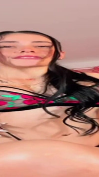 The Flowers of the Bra Look Perfect on My Nipples