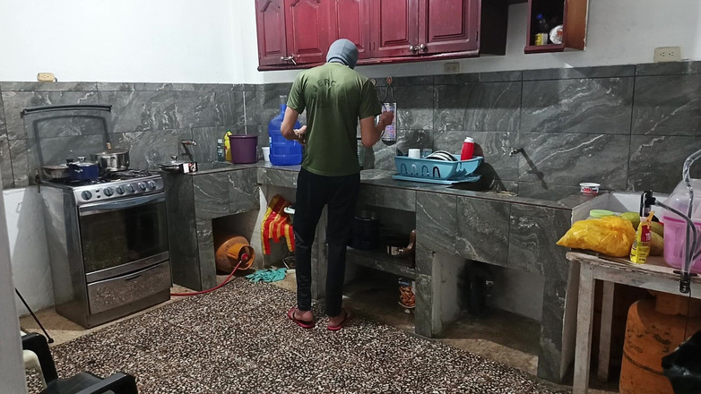Goky: Perverted Neighbor Shows Everything While He Is There
