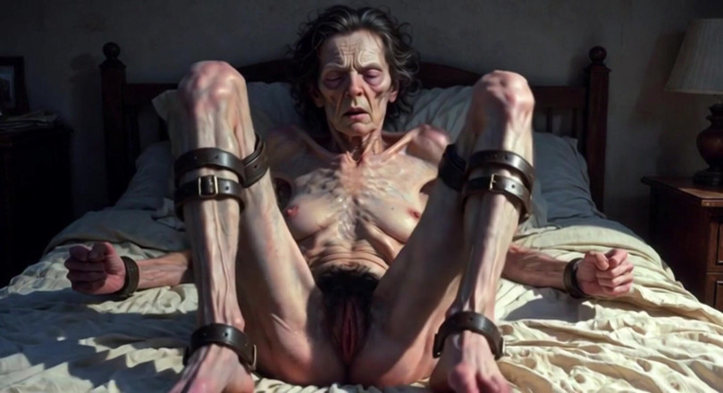 YOUR BEST FANTASY: ยาย 85 ปีถูกมัด - หีขนดกเปิดใหญ่ขอน้ําแตกข้างใน