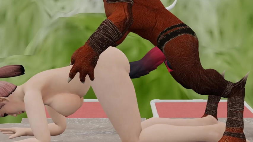 Red Giant Monster Hard Fuck with Big Dick (Charter)