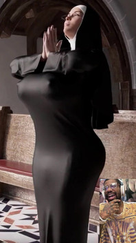 The Lord Answered the Holy Prayers of This Horny Nun and She Grew a Long Hard Futa Cock