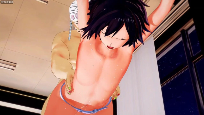 Yaoitube: Kimetsu No Yaiba Yaoi - Giy Tomioka Fucked by Tengen Uzui...