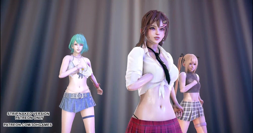 3D-Hentai Games: [mmd] conqueror doa Marie Rose Misaki Tamaki hot dance 4k 60fps