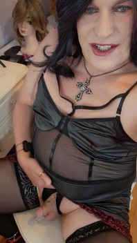 I Am Wearing Crotchless Panties and Need Someone to Lick My Clitoris