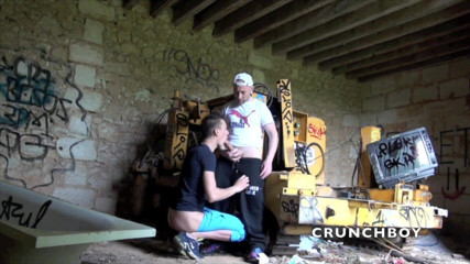 Sneaker gay: Sneaker subission for 2 badboys in exhib witgh feet domination