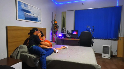 NatzinhaMorena: Istirahat makan malam: dia ingin duduk di penisku sebelum pencuci...