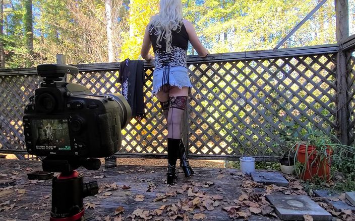 Jon Screcrow: Crossdresser Jon Scarecrow Bts Photoshoot