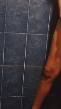 Stroking in the Shower - Tall Tatted Peruvian
