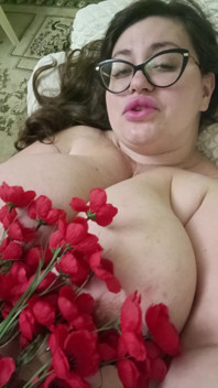 Me and Red Flowers