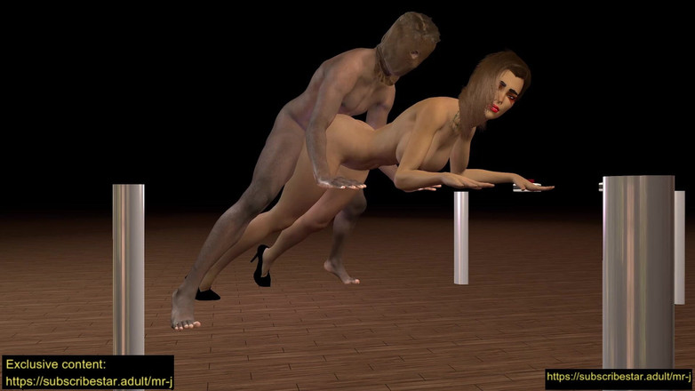 Misterj 3d Studio: Loba apex尝试后入姿势