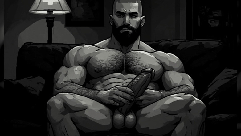 Erotic Man: Эротическая фантазия, трахаю языком мою задницу
