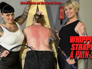 Whipping and Strapping a Pain Slut Featuring Nichole