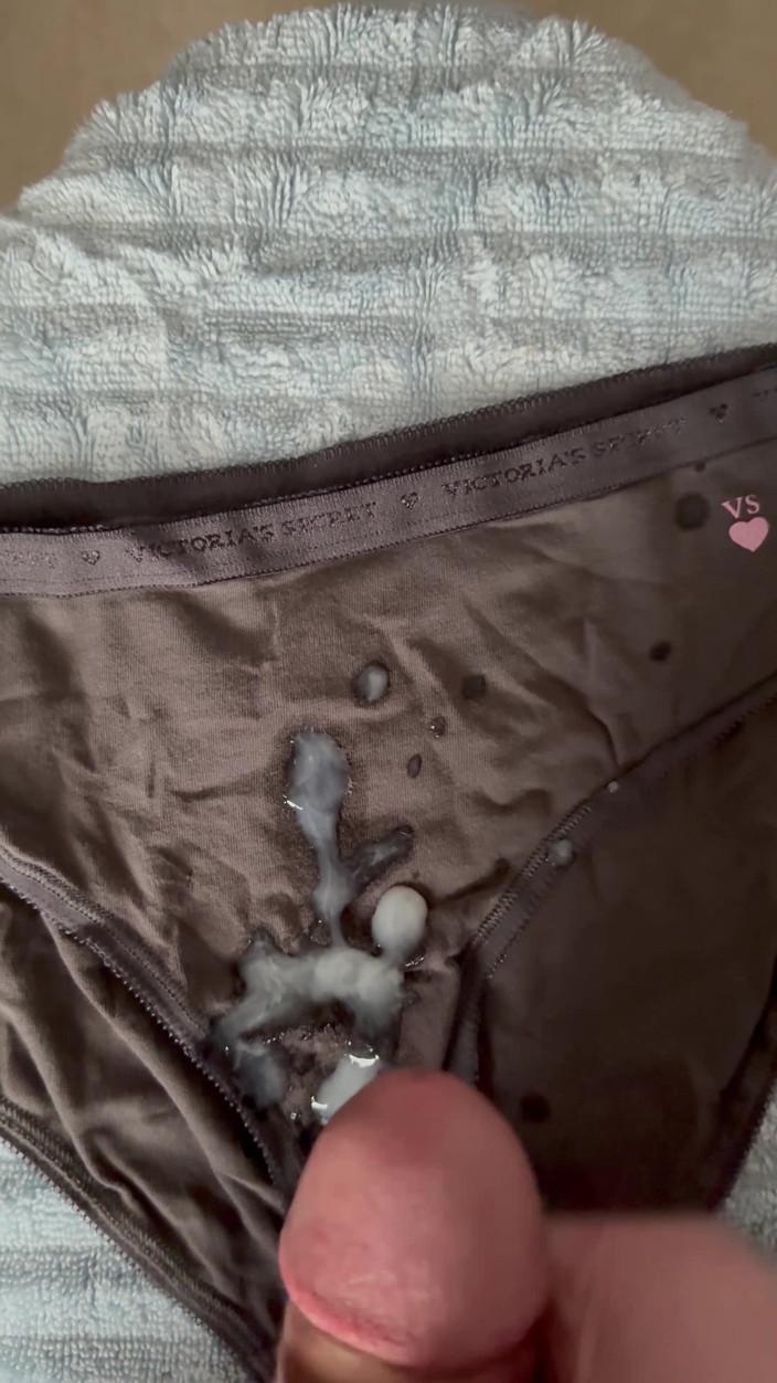 CumDaily: Cum on Wife’s Panties 20