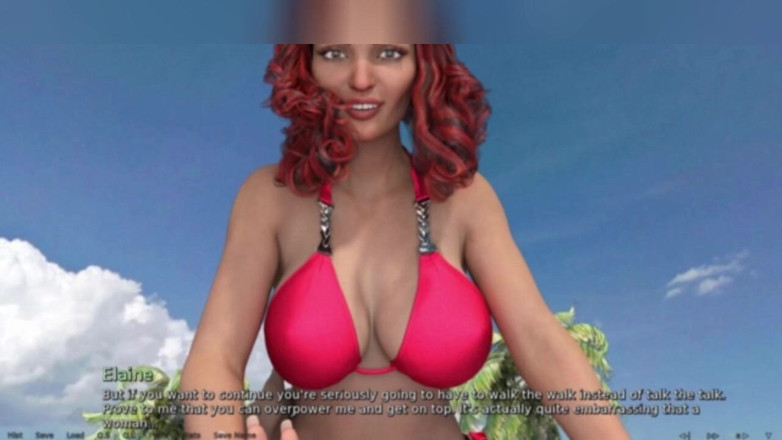3DXXXTEEN2 Cartoon: Seznamte se s novou, vylepšenou Elaine. 3D porno kreslený sex