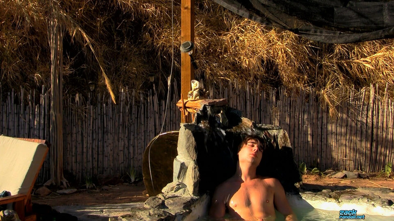 Zack Randall: Ein sperma-wichsen im freien