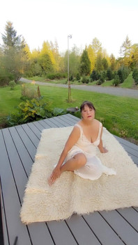 Masturbating and Fingering While Wearing My Beautiful White Nightgown and Wishing Someone Was Fucking Me Hard!