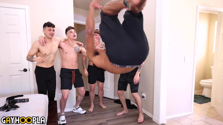Gay Hoopla: Moose Cock Destroys Latino Femboys Ass